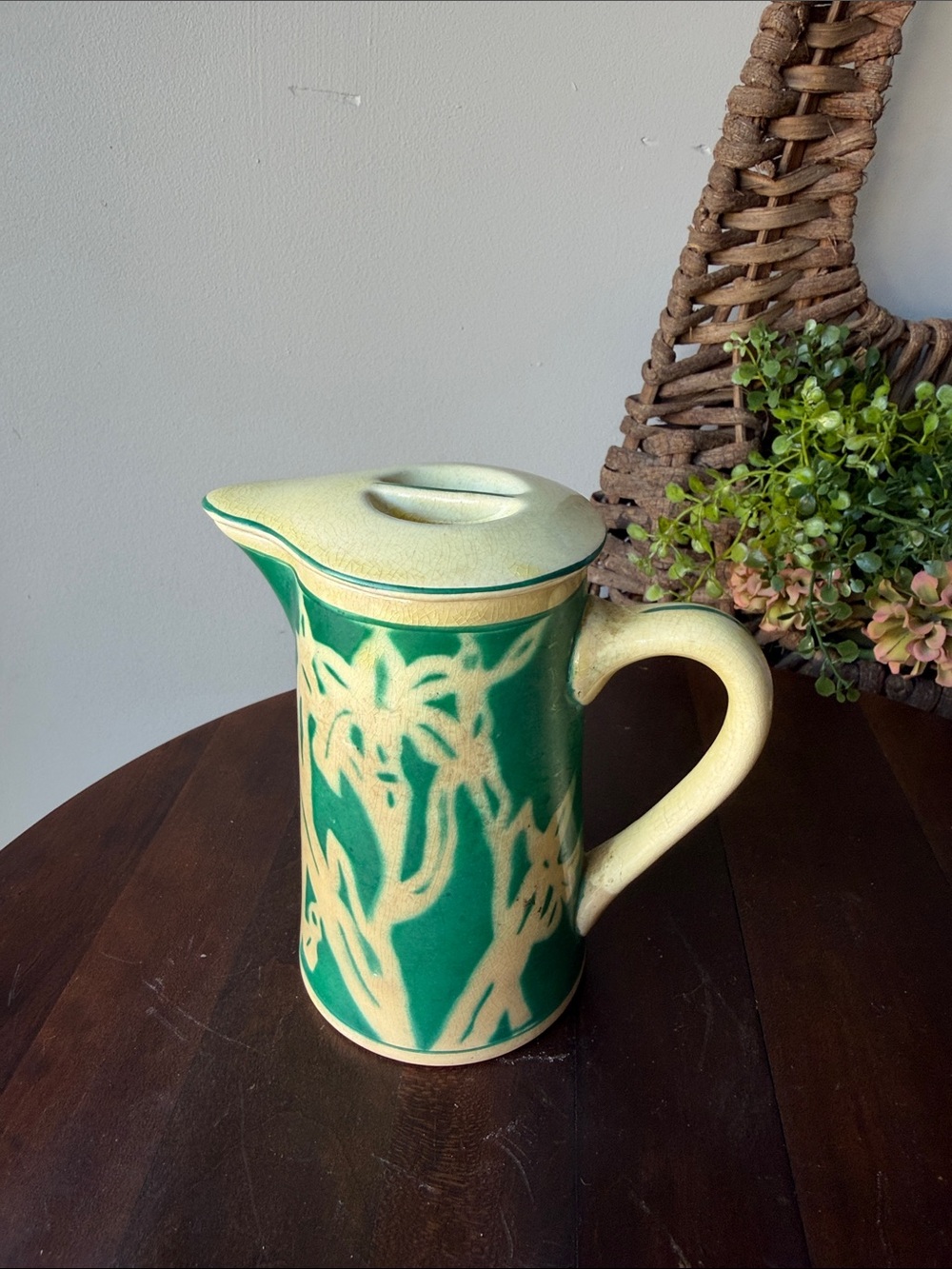 Vintage IL Duce Molasses Pitcher 5 inches tall